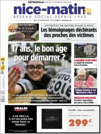 Portada de Nice-Matin (France)