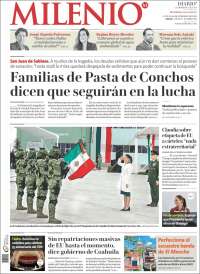 Portada de Milenio - Laguna (México)