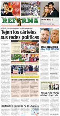 Portada de Reforma (México)