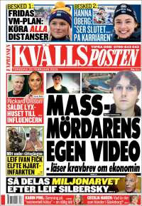 Portada de Kvällsposten (Suecia)