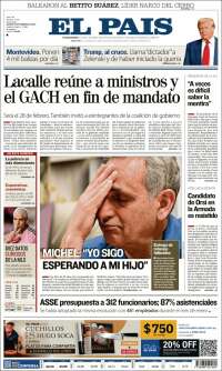 Portada de El País (Uruguay)