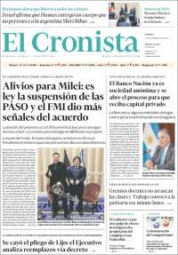 Portada de El Cronista Comercial (Argentina)