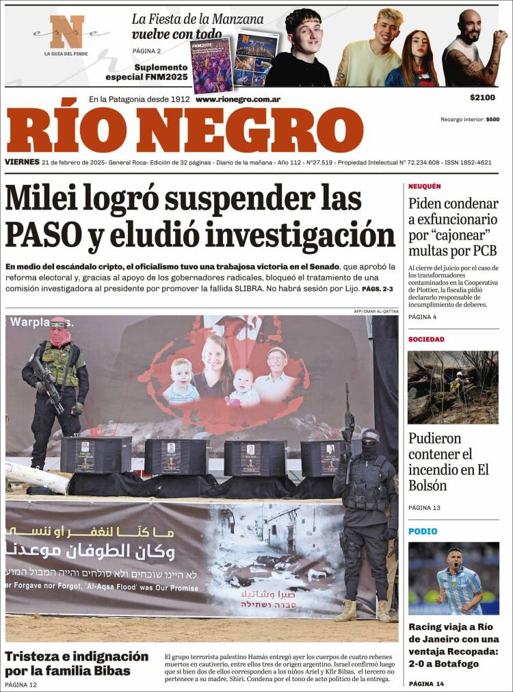 Portada de Rio Negro (Argentina)