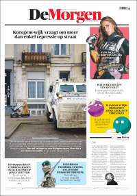 Portada de De Morgen (Belgium)