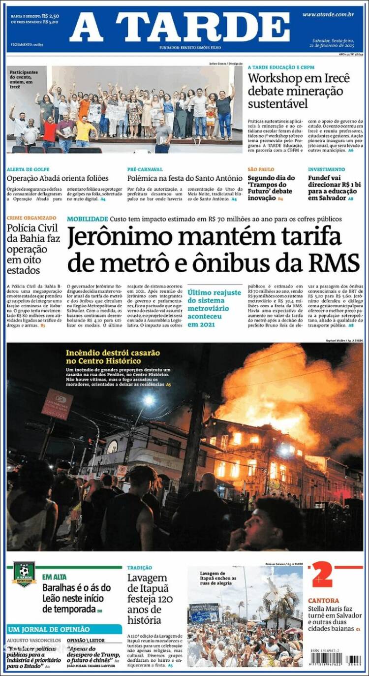 Portada de Extra (Brasil)