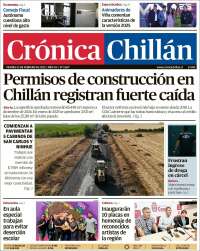 Portada de Crónica Chillán (Chile)