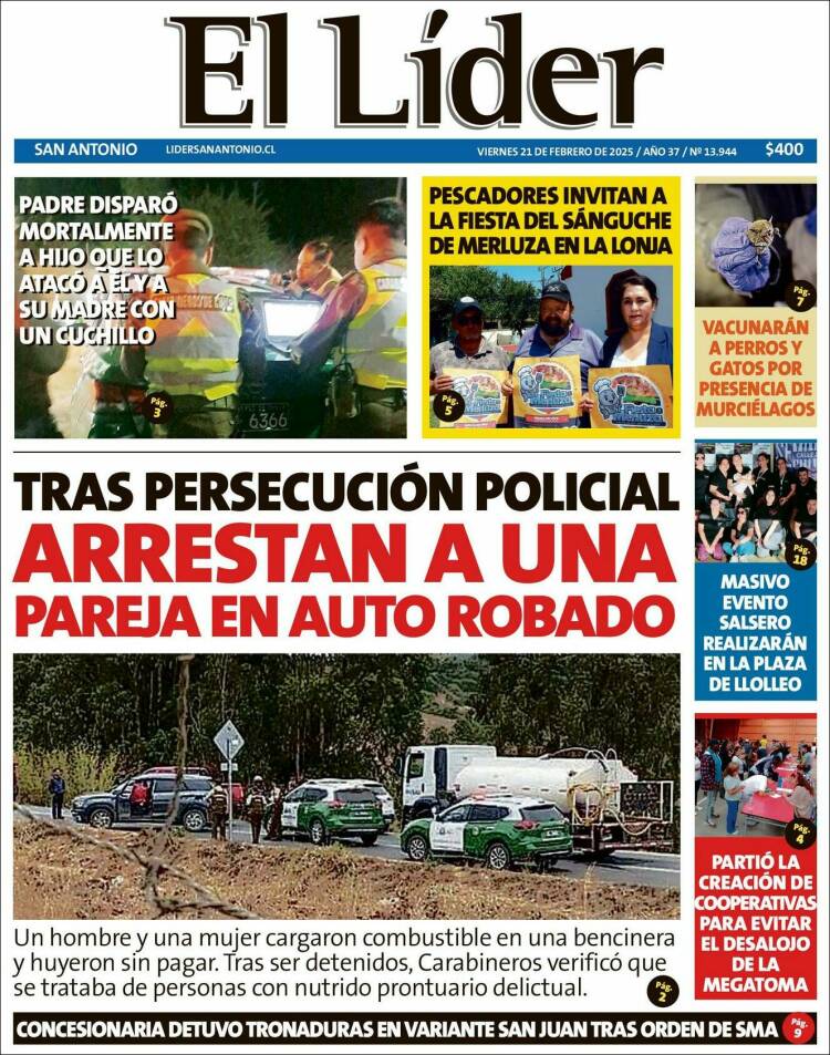 Portada de Lider de San Antonio (Chile)