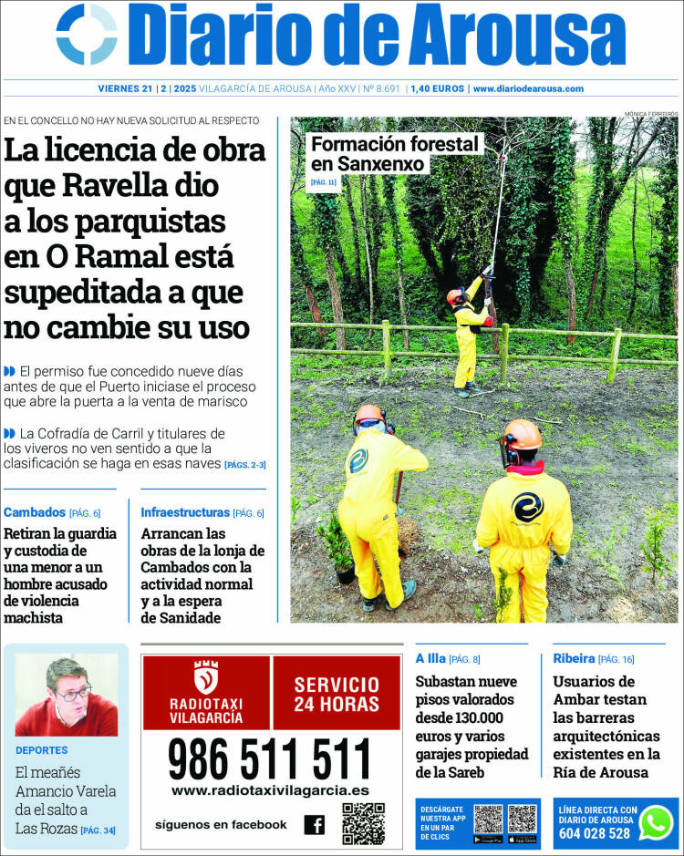 Portada de Diario de Arousa (Spain)