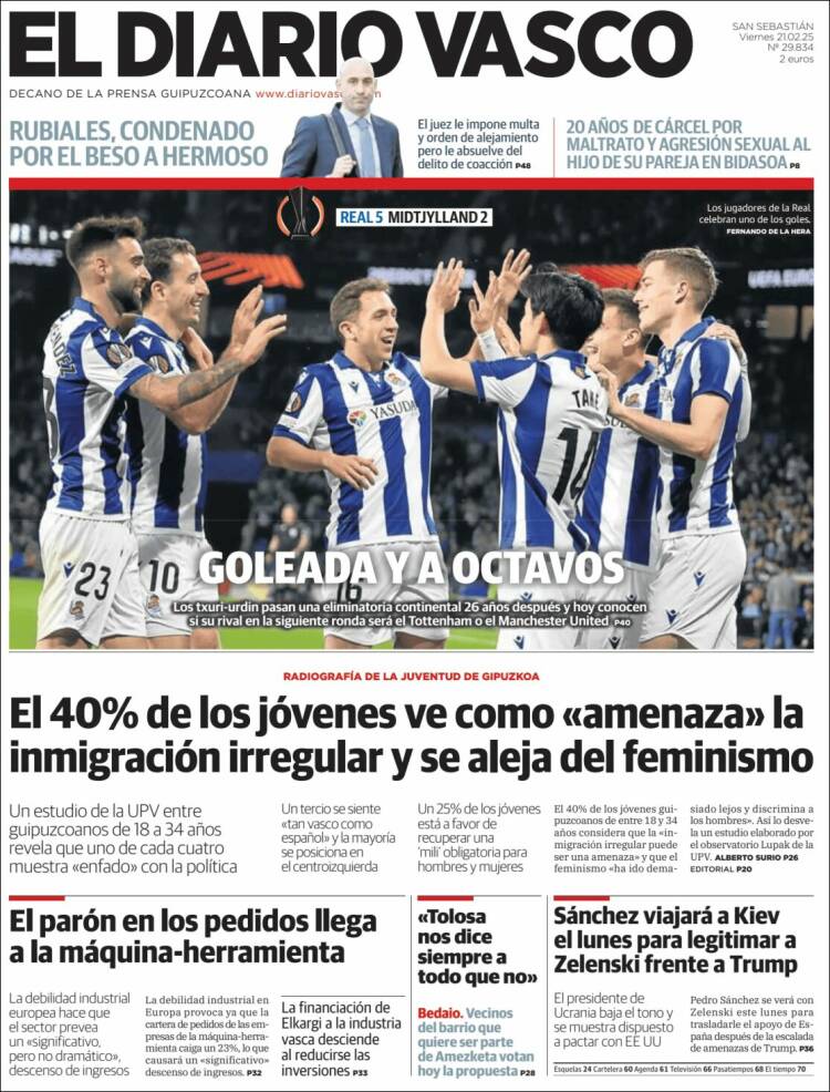 Portada de Diario Vasco (Spain)