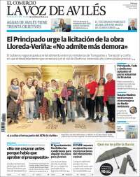 Portada de El Comercio - Avilés (Spain)