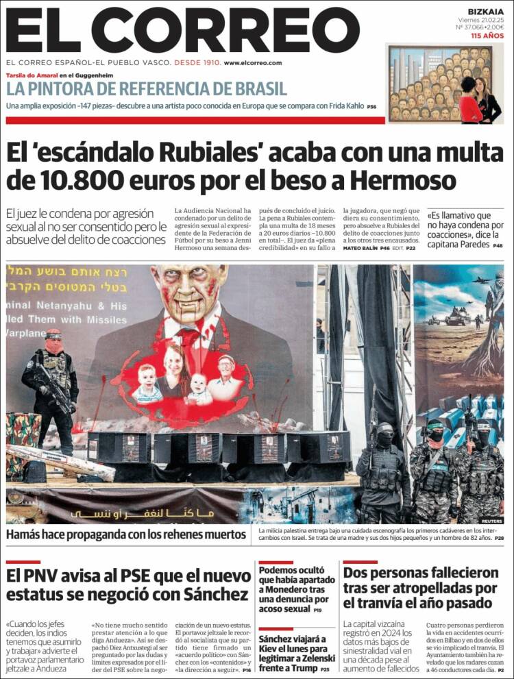 Portada de El Correo (Spain)