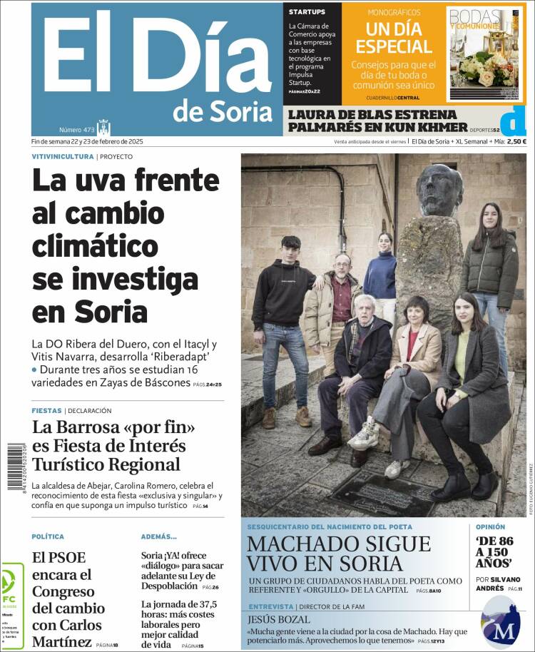 Portada de El Día de Soria (Spain)