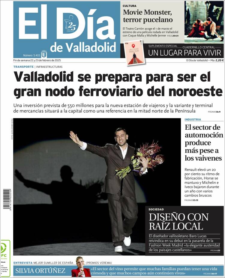 Portada de El Día de Valladolid (Spain)