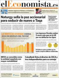 Portada de El Economista (Spain)