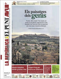 Portada de El Punt Avui (Spain)