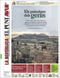 Portada de El Punt Avui - Girona (Espagne)