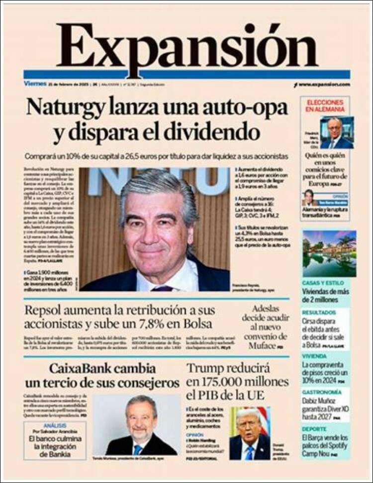 Portada de Expansión (Spain)