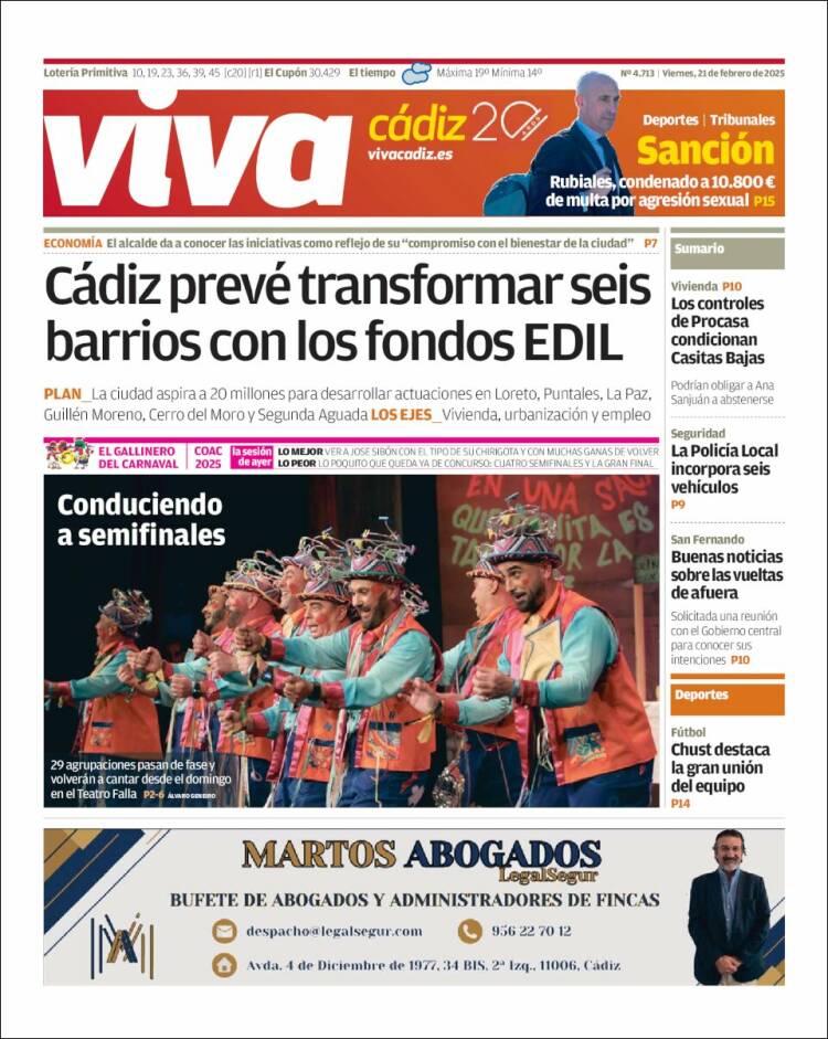 Portada de Información - Cadiz (Spain)