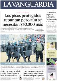 Portada de La Vanguardia (Spain)