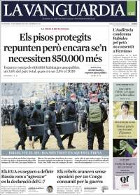 Portada de La Vanguardia (Spain)