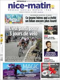 Portada de Nice-Matin (France)