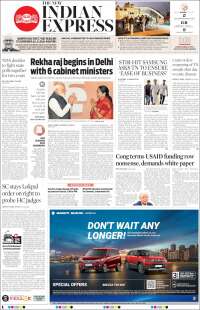 Portada de New Indian Express (India)