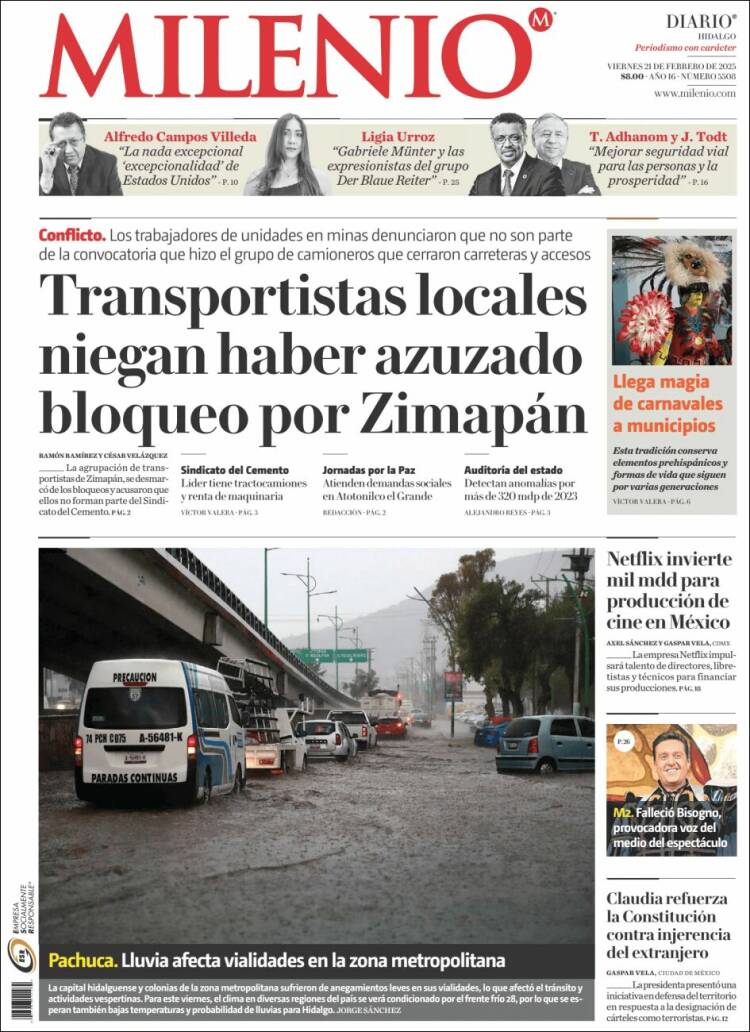 Portada de Milenio de Hidalgo (México)