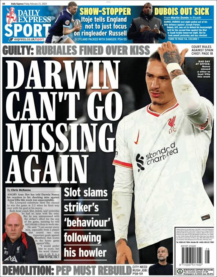 Portada de Express Sport (United Kingdom)