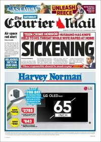 Portada de The Courier-Mail (Australia)