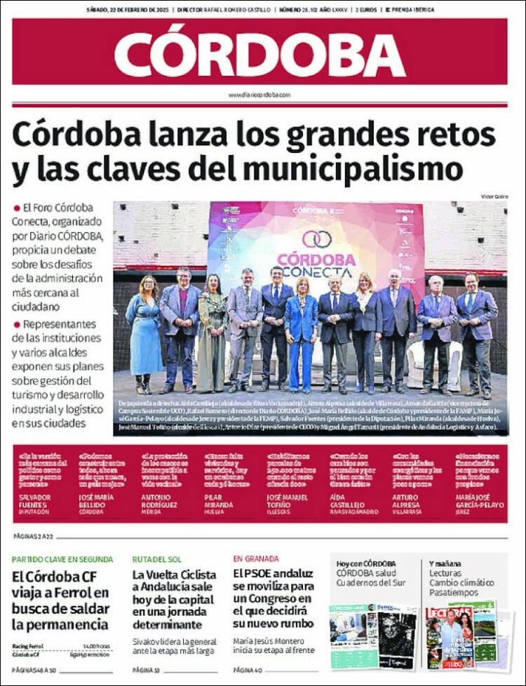 Portada de Diario de Córdoba (España)