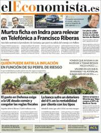 Portada de El Economista (España)