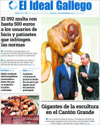 Portada de El Ideal Gallego (España)
