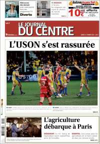 Portada de Le Journal du Centre (Francia)