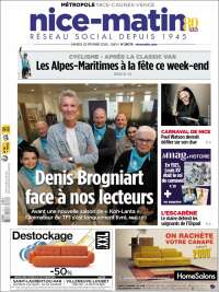 Portada de Nice-Matin (Francia)
