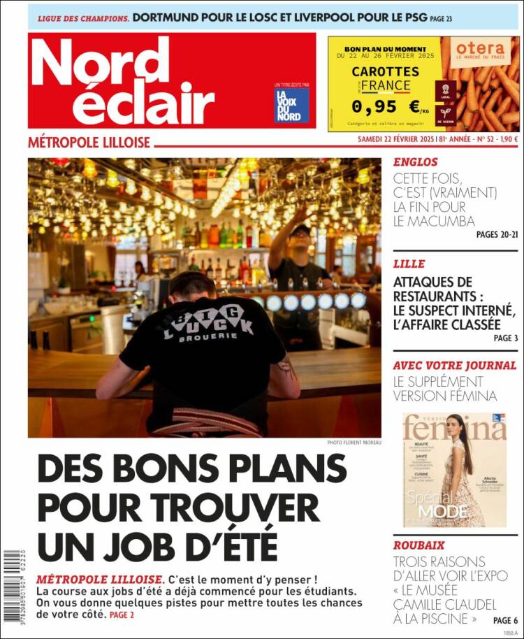 Portada de Nord Éclair (Francia)