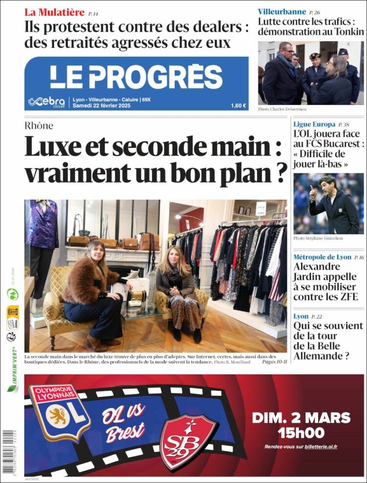 Portada de Progres de Fecamp (Francia)