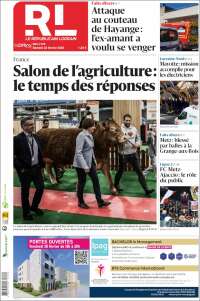 Portada de Le Republicain Lorrain (Francia)