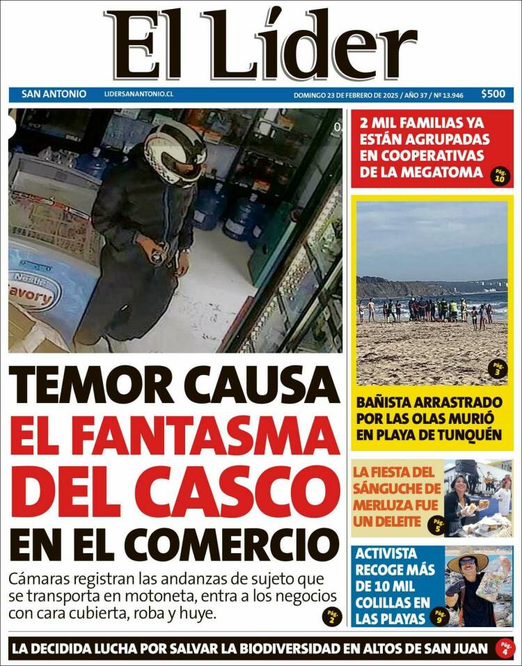 Portada de Lider de San Antonio (Chile)