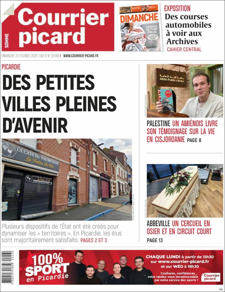Portada de Courrier Picard (Francia)