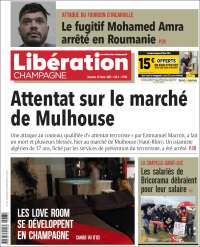 Portada de Libération Champagne (Francia)