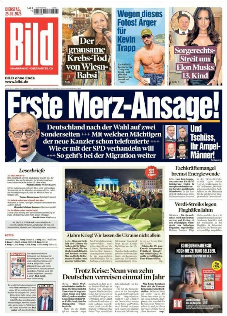 Portada de Bild (Alemania)