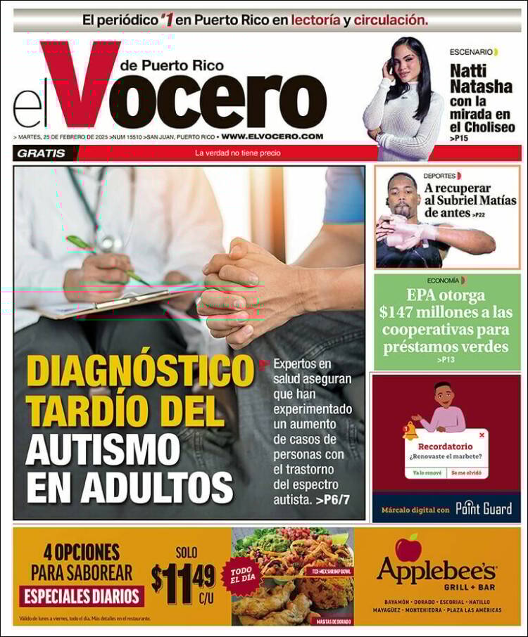 Portada de Vocero (Puerto Rico)