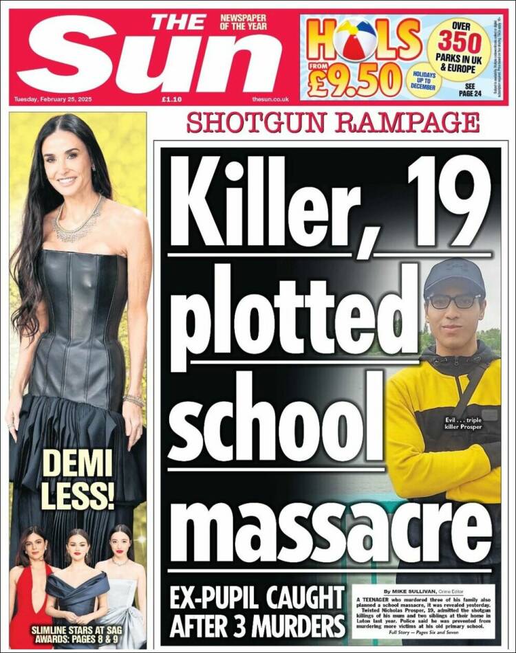 Portada de The Sun (Reino Unido)