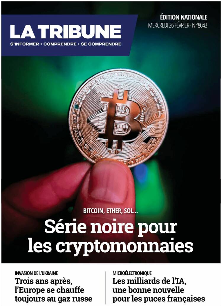 Portada de La Tribune (Francia)