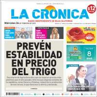 Portada de La Crónica de Baja California (Mexico)