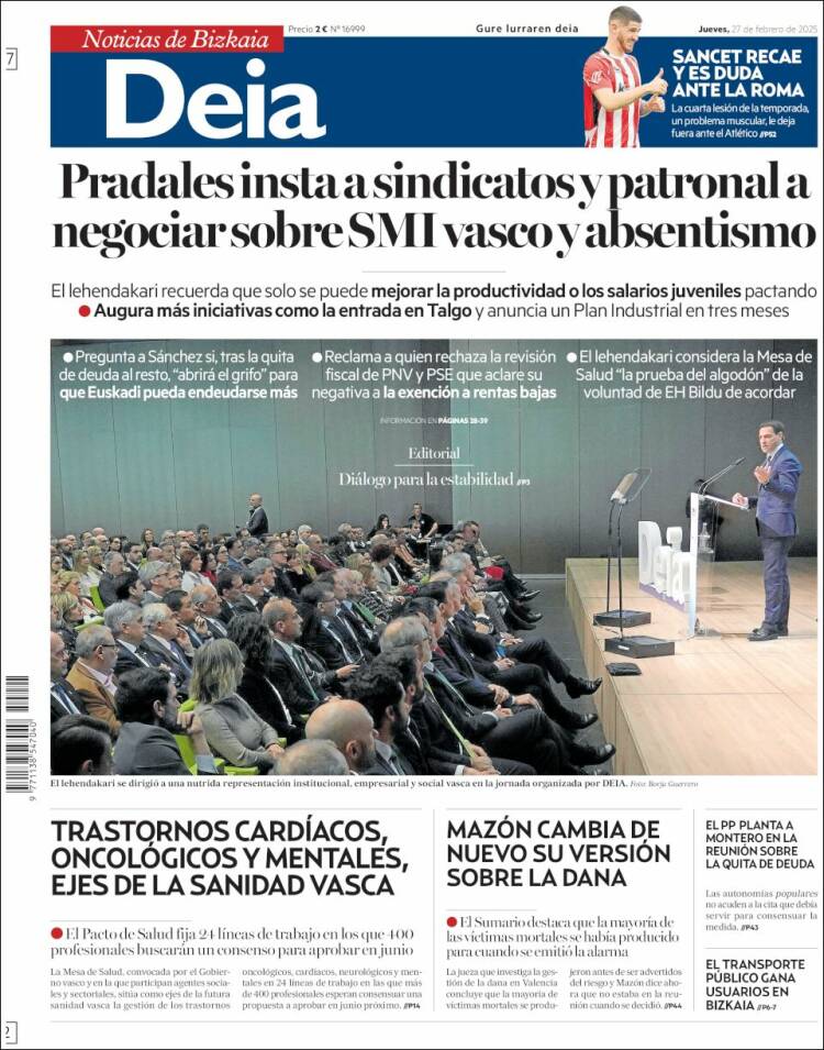 Portada de Deia (España)