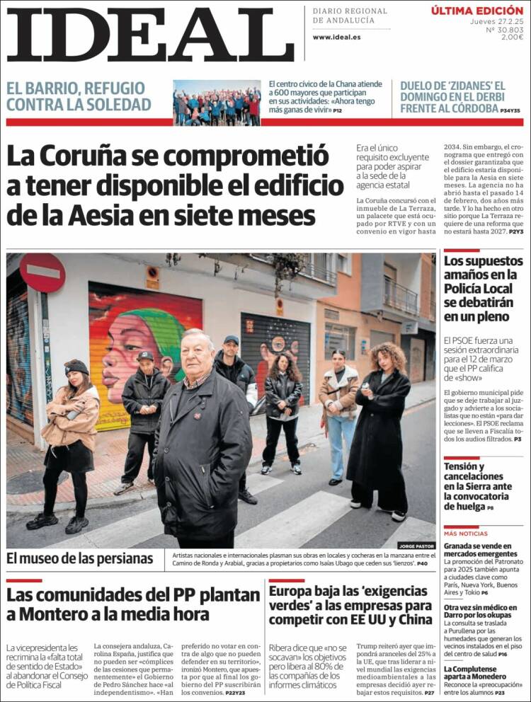 Portada de Ideal (España)