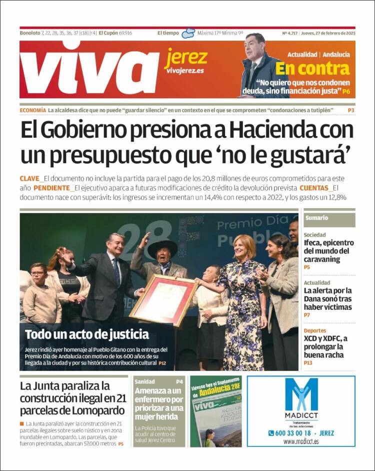Portada de Información - Jerez (España)