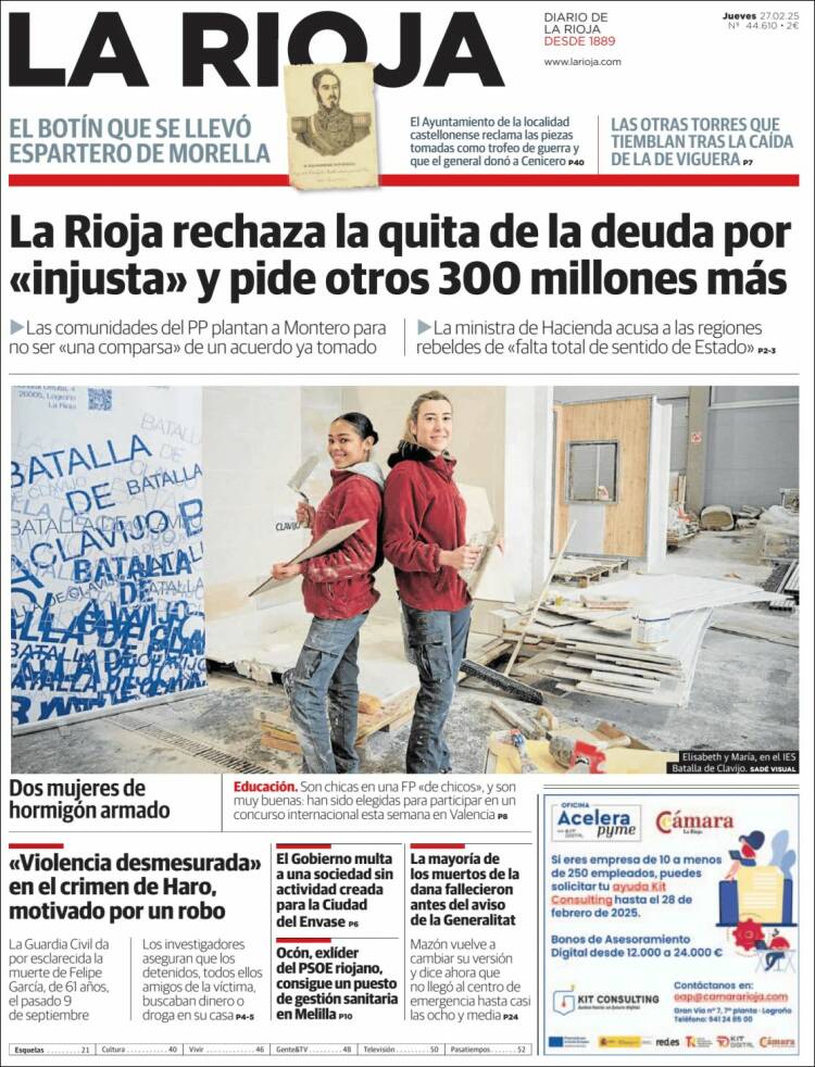 Portada de La Rioja (España)