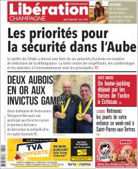 Portada de Libération Champagne (Francia)